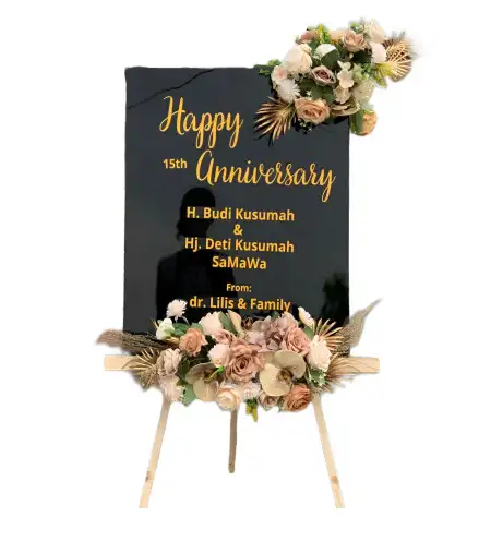 Papan Bunga Akrilik Mekarnangka